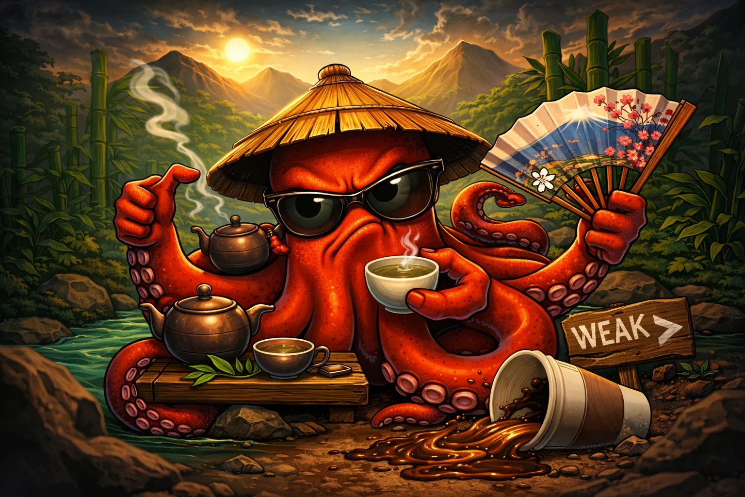 Premium: 4-hour tea cycle for deep intellectual work